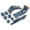 H & H Industrial Products 11/16" Universal Adjustable Clamp Set With Brass Plate (Fit 3/4" T-Slot) 3900-0326 - alternate 3